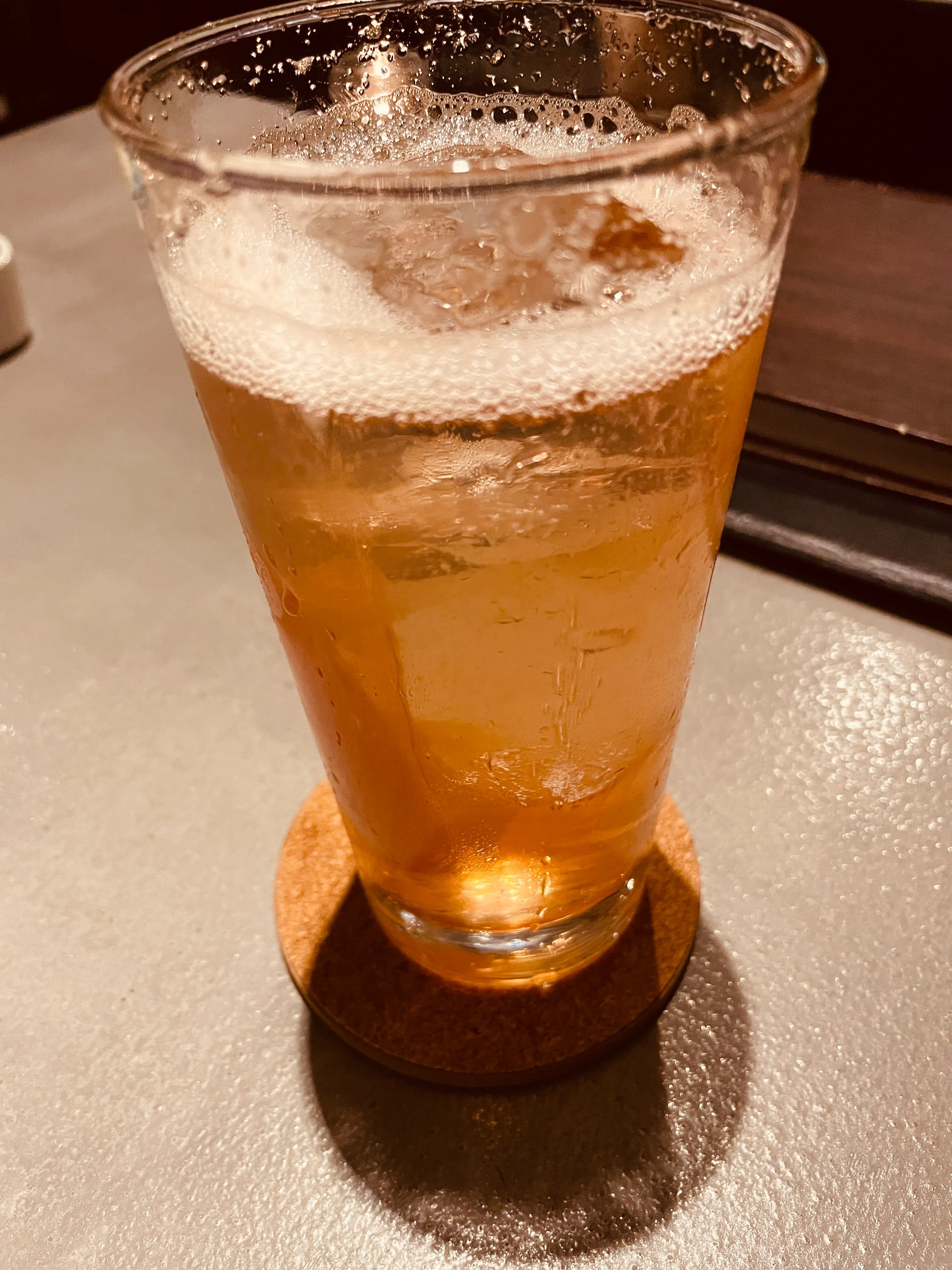 リンゴとシナモンのジントニック